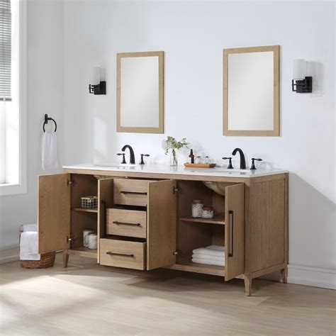 Mercury Row® Alsup 72 Free Standing Double Bathroom Vanity With Top