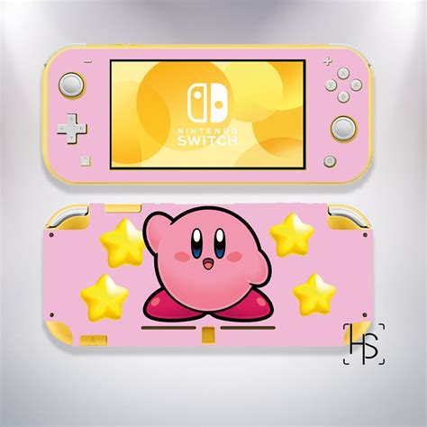 Nintendo Switch Lite Kirby Vinyl Skin Decal Sticker Etsy België