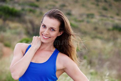 portrait of a beautiful 40 year old woman smiling stock image image of mature hair 51644179
