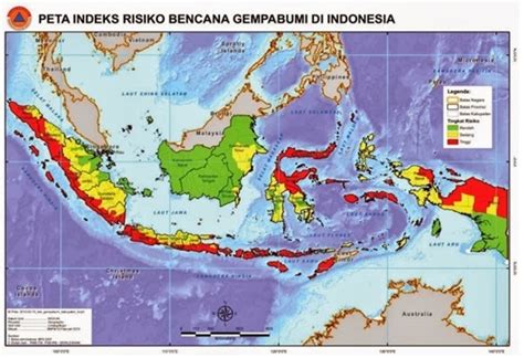 Peta Persebaran Gempa Bumi Sexiz Pix