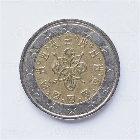 Portuguese 2 Euro Coin 1074528 Stock Photo At Vecteezy
