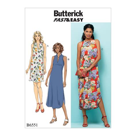 Butterick 6551 Misses Dress