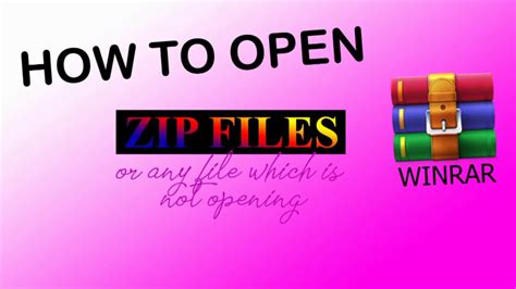 How To Open Zip Files For Windows Youtube