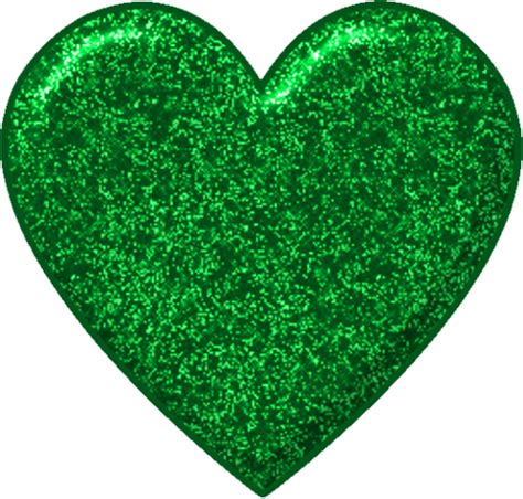 Green Glitter Heart PNG by clipartcotttage on DeviantArt png image