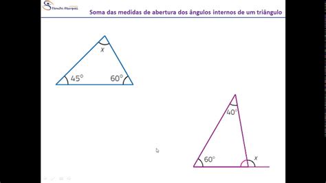 Exercicios Angulos Internos E Externos De Um Triangulo ENSINO