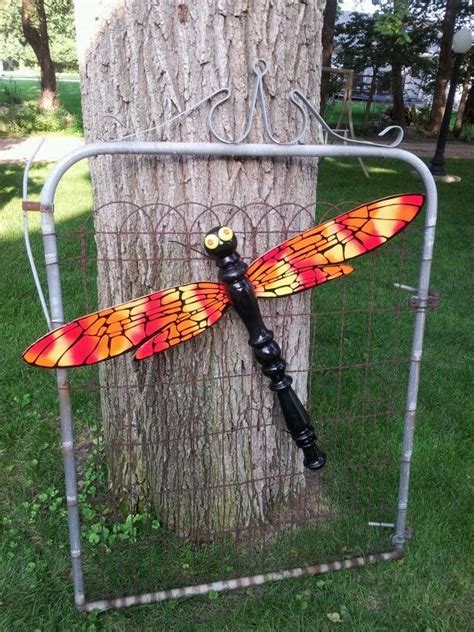 Table Leg Dragonfly By Deb Mitteis Aug 11 2103 Paper Art Sculpture
