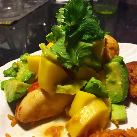 Cut the cocktail tomatoes into small pieces. Spicy Cuban Mojo Chicken with Mango-Avocado Salsa Recipe ...