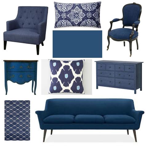 Blue homes, blue furniture, blue fabrics, and a look back at 70 years of blue decor in the magazine. Home Decorating With Indigo Blue