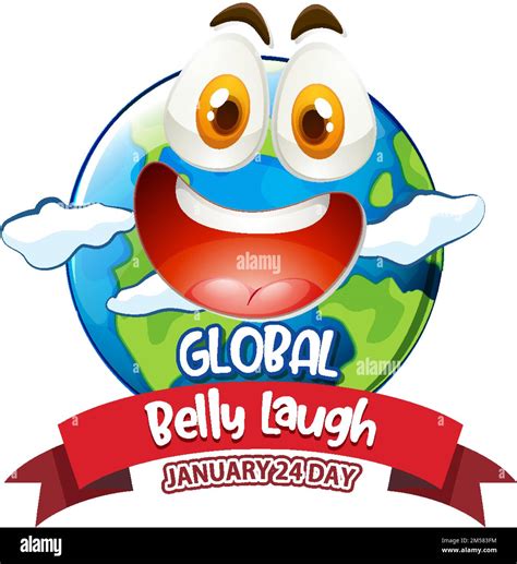 Global Belly Laugh Day Banner Design Illustration Stock Vector Image