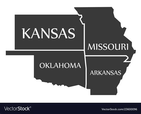 Map Of Missouri Arkansas And Oklahoma Dakota Map