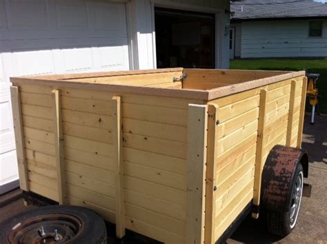 Wooden Sides For Trailer By Weekendwoodworking