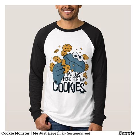 A Man Wearing A White And Black Baseball Shirt With Cookie Cookies On