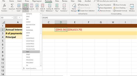Excel for microsoft 365 excel for microsoft 365 for mac excel for the web excel 2019 the payment returned by pmt includes principal and interest but no taxes, reserve payments, or fees. Excel PMT Function: Calculate Loans or Saving Plans