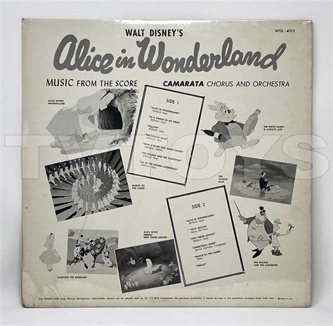 1957 Sealed Wdl 4015 Walt Disneys Alice In Wonderland Rare Disneyland