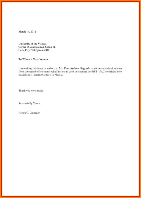 Authorization letter sample to process documents philippines. Authorization Letter To Process My Psa Birth Certificate ...