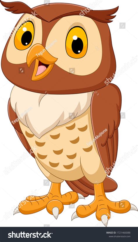 Cute Owl Cartoon Clip Art