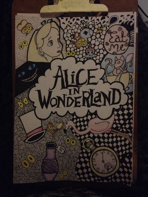 My Doodle Art For Alice In Wonderland Doodle Art Alice In Wonderland