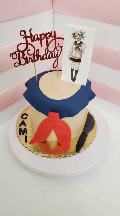 Toga Himko Cake Creative Birthday Cakes Anime Cake My Hero