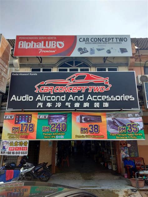 Car Concept Two Audio Aircond And Accessories | Ipoh