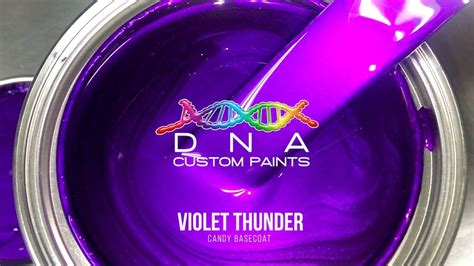 Violet Thunder Dna Candy Basecoat Youtube