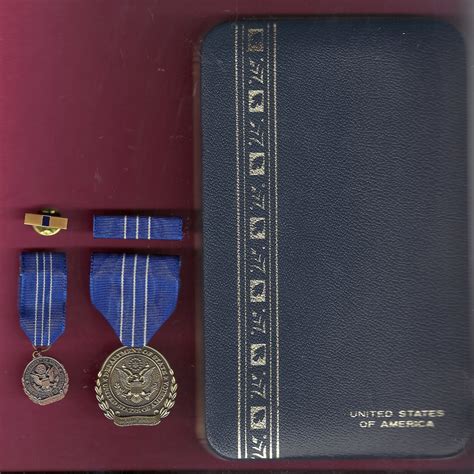 State Department Meritorious Honor Award Medal In Case With Mini Lapel