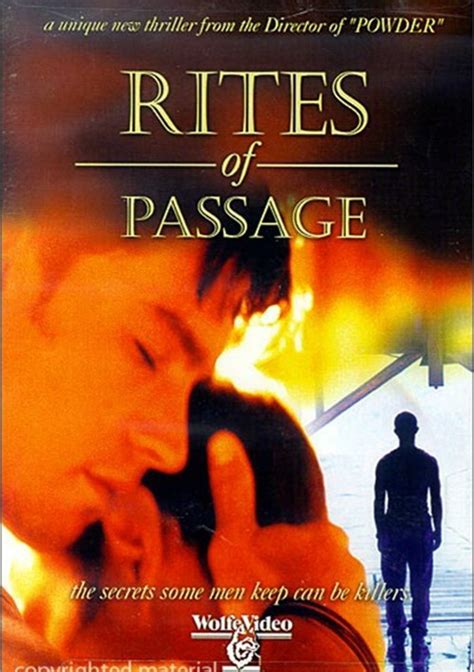 Rites Of Passage Dvd 1999 Dvd Empire