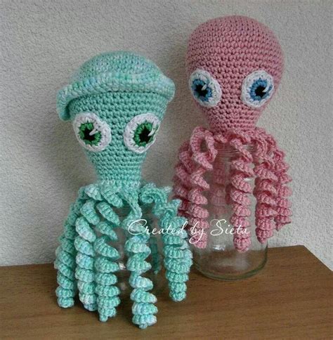 Deze Inktvisjes Zijn Gemaakt Door Sita Vegter Crochet Bag Crochet