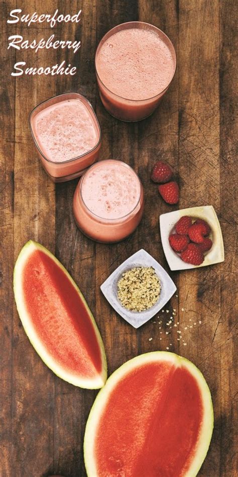 Red Raspberry Smoothie Recipe With Dairy Free Superfoods