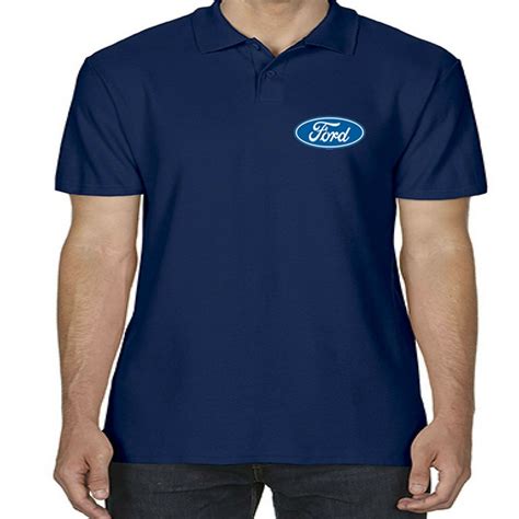 Mens Licensed Ford Bronco Polo Shirt American Truck 4x4 Classic Vintage