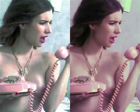 Emma Roberts Sexy Topless 9 Photos The Sex Scene