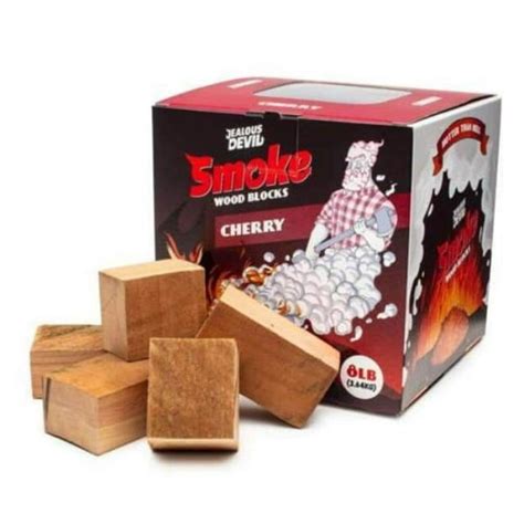 Jealous Devil Smoke Blocks Cherry Wood Chunks For Bbq And Smoking