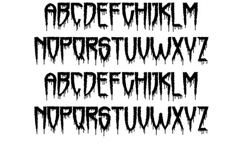 Horrorfind Horrormaster Font By Sinister Visions Fontriver