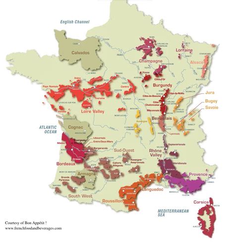 Map Of French Wine Growing Regions 1058 X 1094 R Wine