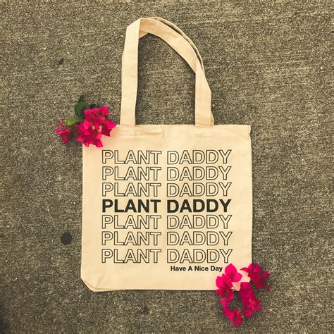 plant daddy tote bag plants bag gardener bag t for dad plant lovers bag bestseller plant