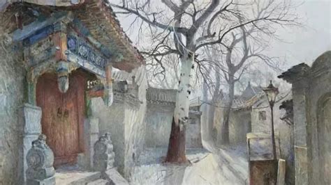 Watercolor Paintings Capture Nostalgia Of Beijings Hutong Culture Cgtn