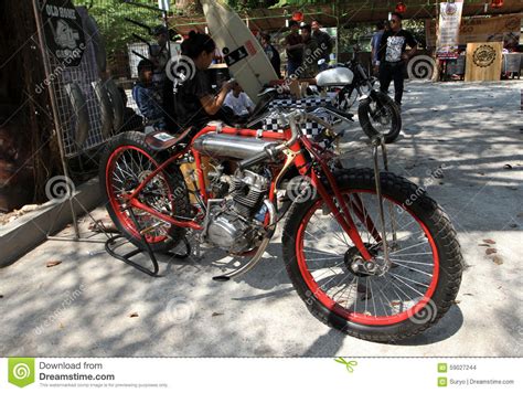 Retro Motorcycle Editorial Stock Image Image Of Indonesia 59027244