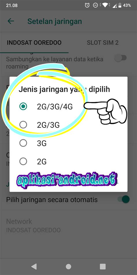 Jika ada sesuatu yang ingin anda tanyakan atau sampaikan, silahkan tulis melalui kolom komentar yang ada dibawah ini. Cara Merubah Setting Jaringan HP Android 3G ke 4G LTE - Aplikasi HP Android