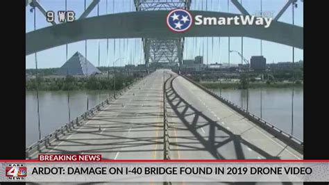 Ardot Confirms Earlier Evidence Of Damage On I 40 Bridge Connecting