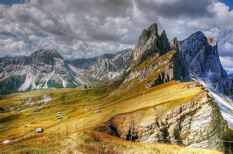 Odle Dolomites Alm Nature Unesco World Heritage Tourism Summer