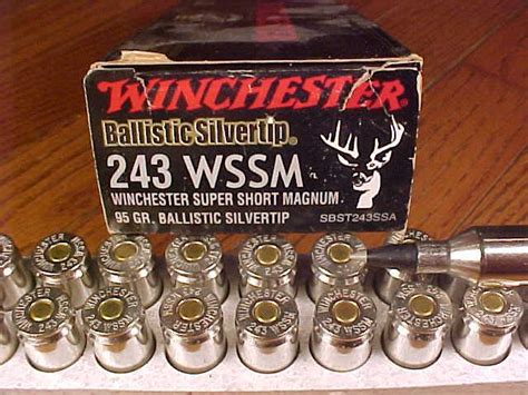 Box Of Winchester 243 Wssm Ballistic Silvertip For Sale At Gunauction