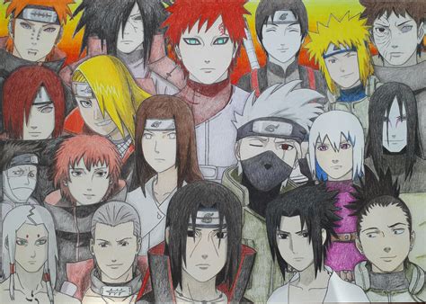 Naruto Characters Art