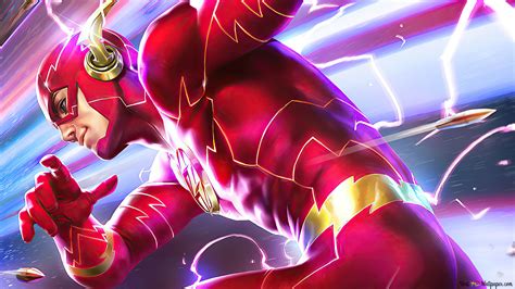 The Flash Lightning Run Dc Superhero 4k Wallpaper Download