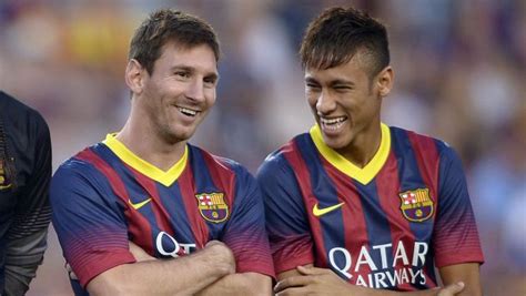 Alongside two of laliga's finest imports, there is spanish representation in the form of mario gaspar. Neymar and Lionel Messi - (C) Christian Ruiz V