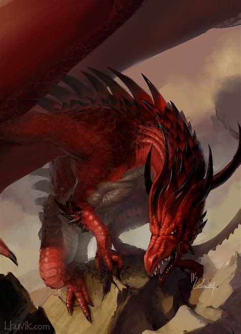 Check spelling or type a new query. Red Dragon by LhuvIk on @DeviantArt | Red dragon, Dragon ...
