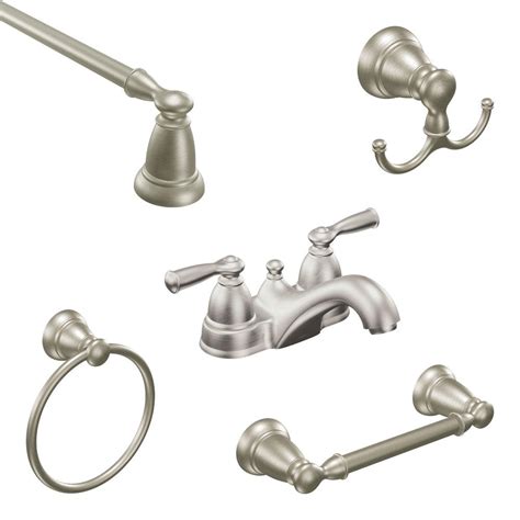 Browse a wide selection of traditional bathroom faucet designs for your bath remodel, including sink, bathtub and shower faucets in a variety of styles and finishes. MOEN Banbury 4 in. Centerset 2-Handle Low-Arc Bathroom ...