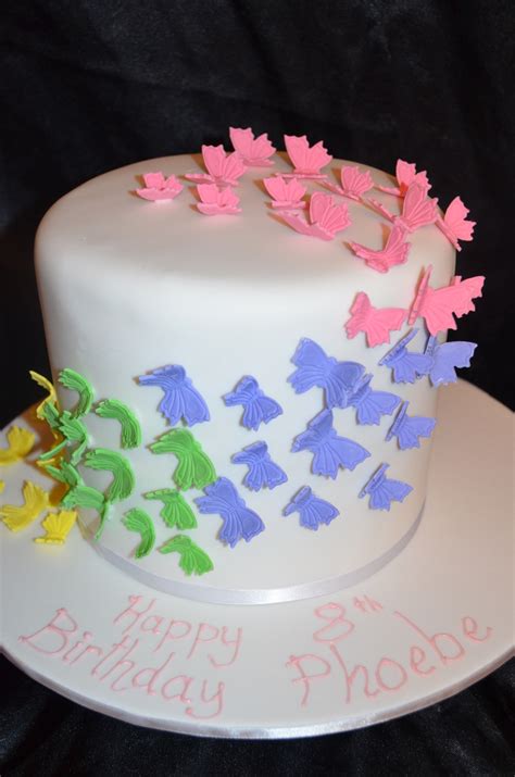 Rainbow Butterfly Cake Cake Decorating Community Cakes