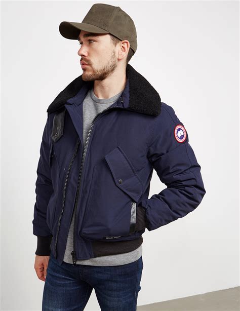 Lyst Canada Goose Mens Bromley Padded Bomber Jacket Online