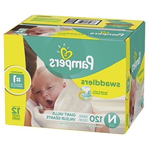 Pampers Swaddlers Disposable Baby Diapers Size Newborn 120