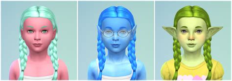My Sims 4 Blog 70 Matching Berry Recolors For Girls Haireyebrows