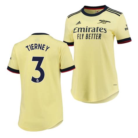 Kieran Tierney Arsenal 2022 23 Away Replica Jersey Black